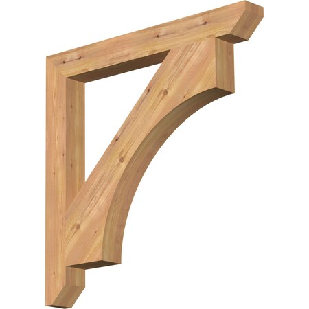 Ekena Millwork Westlake Slat Smooth Bracket, Western Red Cedar, 3 1/2"W x 32"D x 32"H BKT04X32X32WTL06SWR